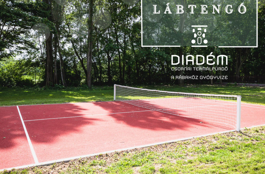 Lábtengó is a csornai termálfürdőben