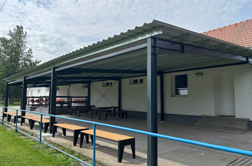 Megújult a sportpálya öltözőépülete Veszkényben