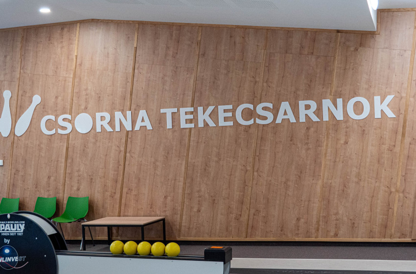 Szombaton adják át a Csornai Tekecsarnokot