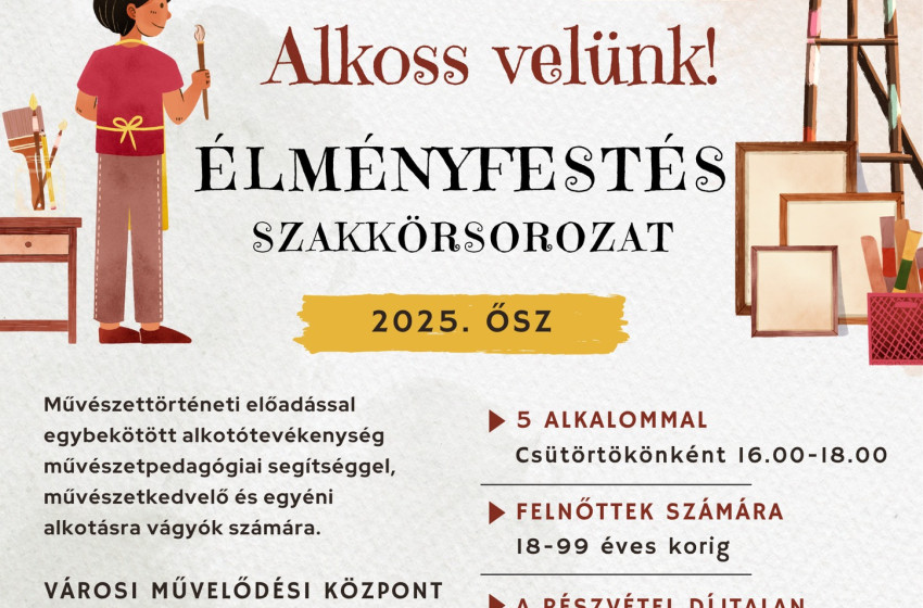 Élményfestés Csornán – alkotás és művészet egyben