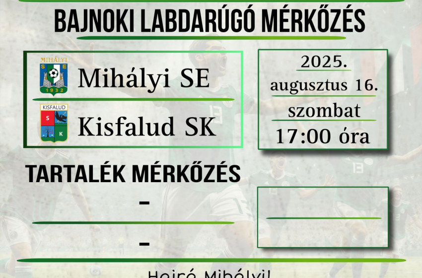 Élőben a Rábaközi El Clásico, ismét falunapon a Kóny 