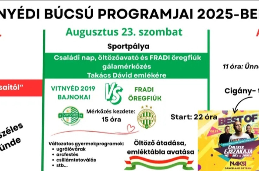 Családi nap Vitnyéden