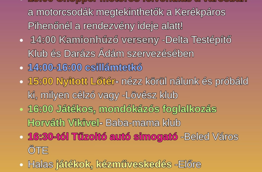 Szombaton Nyárzáró Beledben