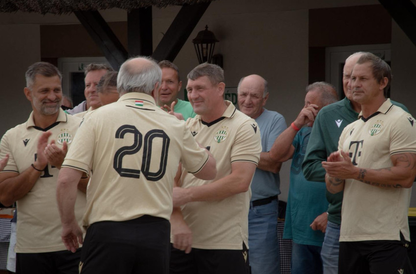 Videó: Fradi öregfiúk gálamérkőzés és emléknap Takács Dávid tiszteletére