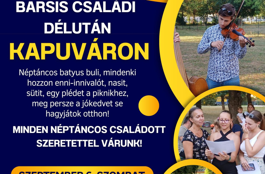 Barsis családi délután Kapuváron