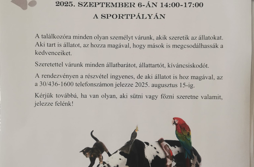 Állatbarát találkozó Sopronnémetiben