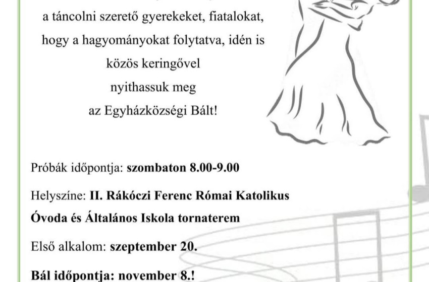 Táncolni vágyókat várnak a Jézus Szíve Templomba