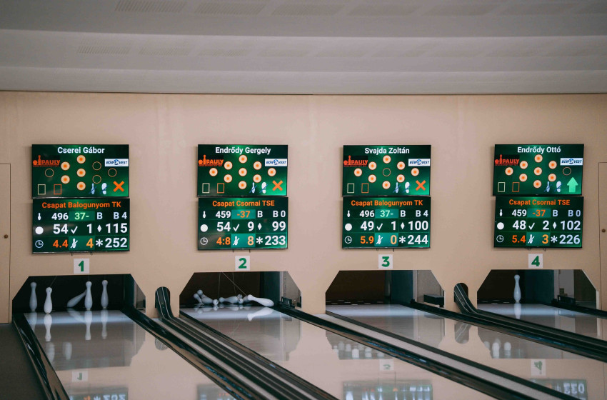 Nyílt napok a csornai tekecsarnokban