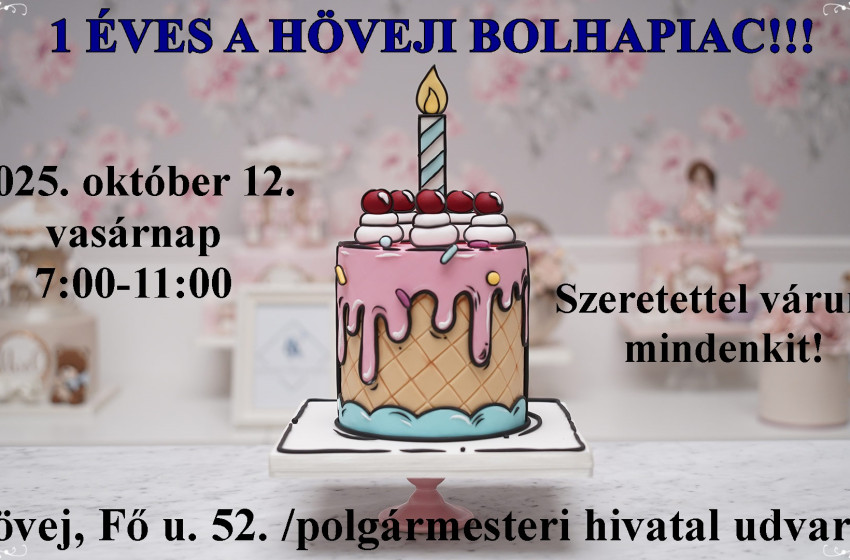 1 éves a Höveji Bolhapiac – tizedszer várja a látogatókat a kincskeresők kedvenc helyszíne!