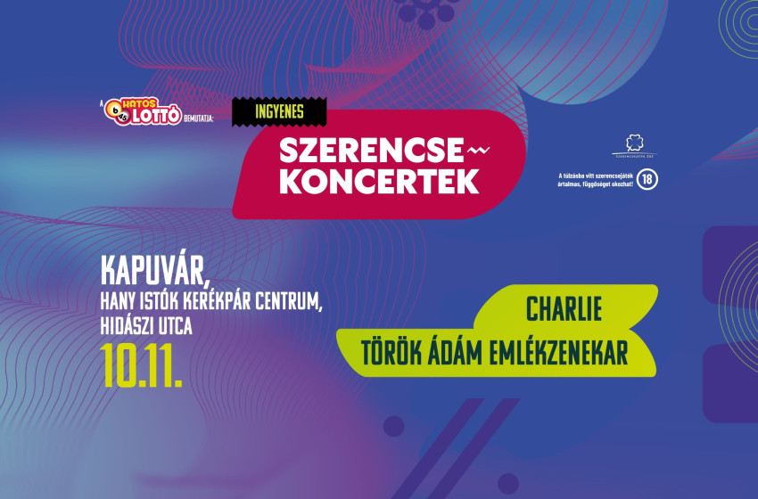 Szerencse Koncertek Kapuváron – ingyenes zenei élmény a hétvégén!