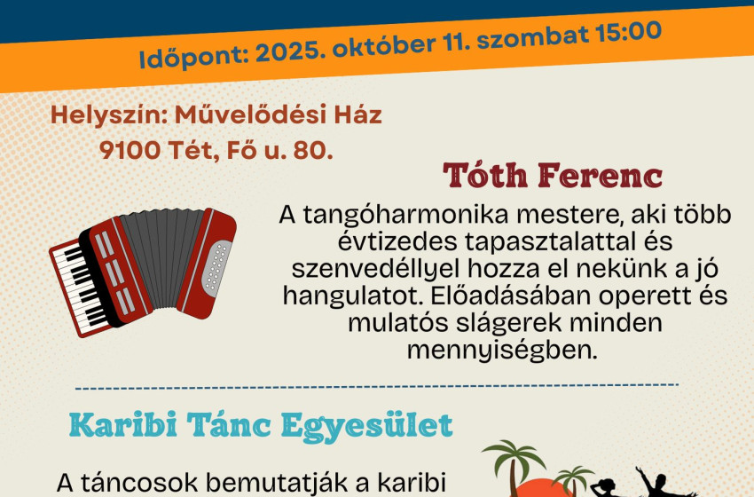 Ünnepi délután az Idősek Napja alkalmából Téten