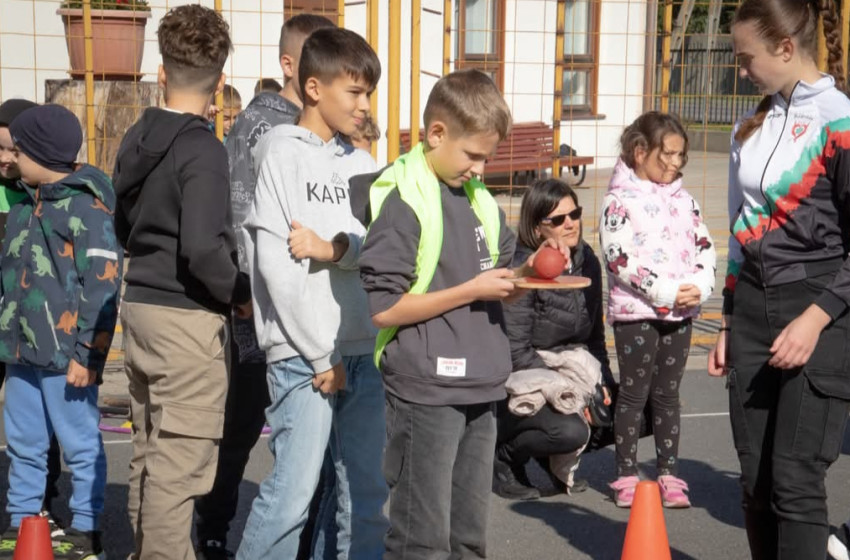 Családi nap a Rákóczi-iskolában Csornán - videó