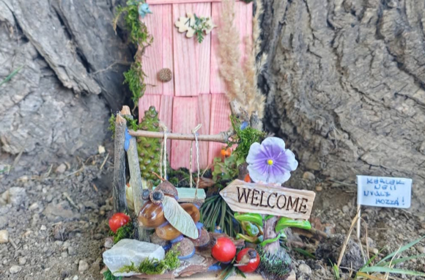 Apró manók bújnak meg a városháza mögötti parkban