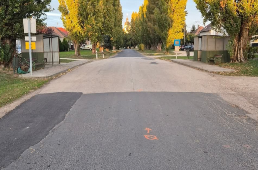 Megkezdődtek az útfelújítási munkálatok Rábapordányban