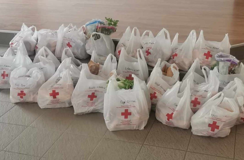 Ingyenes élelmiszerosztást tart pénteken a Magyar Vöröskereszt Győrsövényházi Alapszervezete