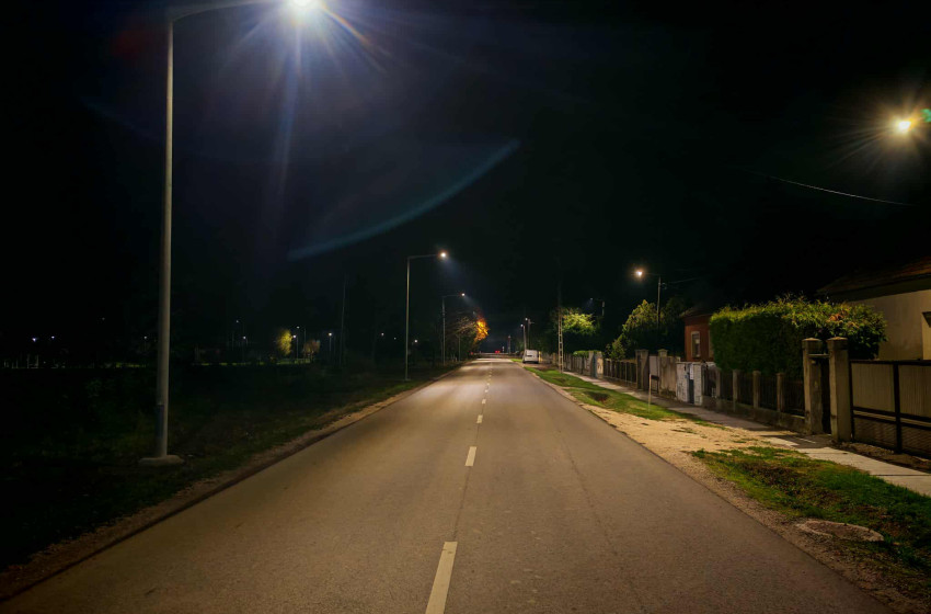 Új közvilágítás épült ki Kapuváron az Osli úton