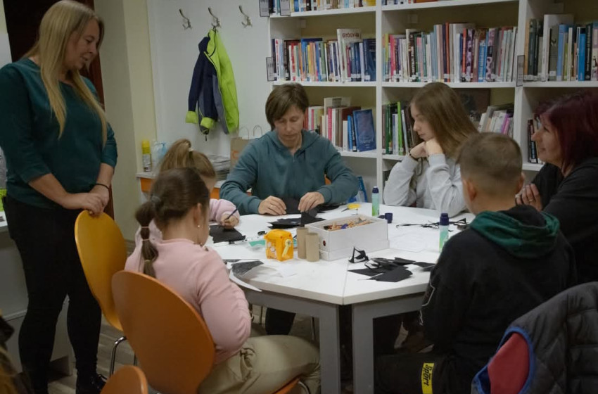 Kreatív délután a himodi könyvtárban – videó