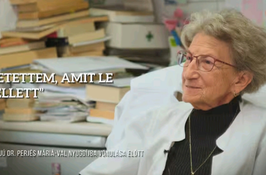 Videó: „Letettem, amit le kellett” – Búcsú Dr. Perjés Máriától, Tét gyermekorvosától
