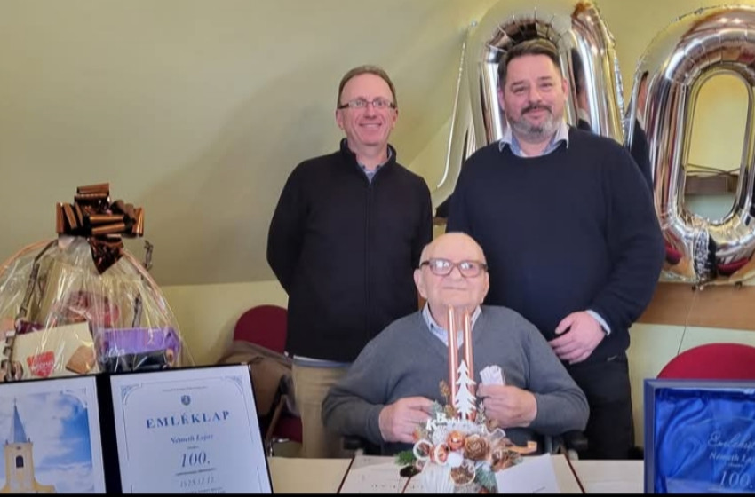 100 éves születésnap 