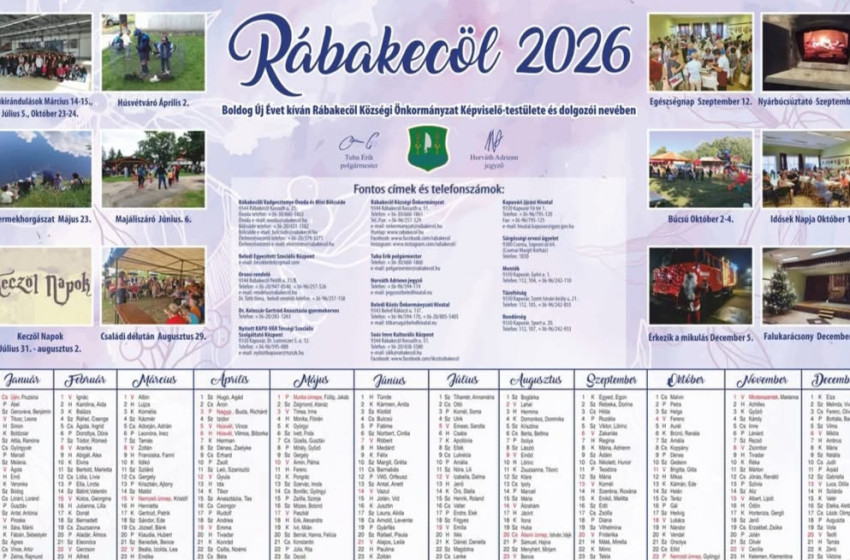 Rábakecöl idei közösségi eseményei
