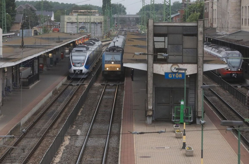 Vágányzár és menetrendváltozások a Budapest–Győr vonalon – több Rábaközt érintő InterCity is módosul