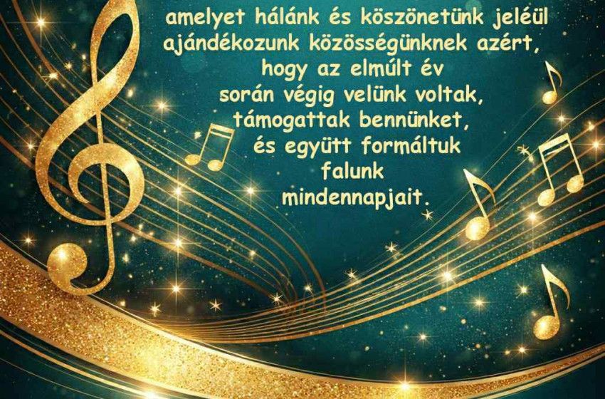 Újévi koncert Gyarmaton