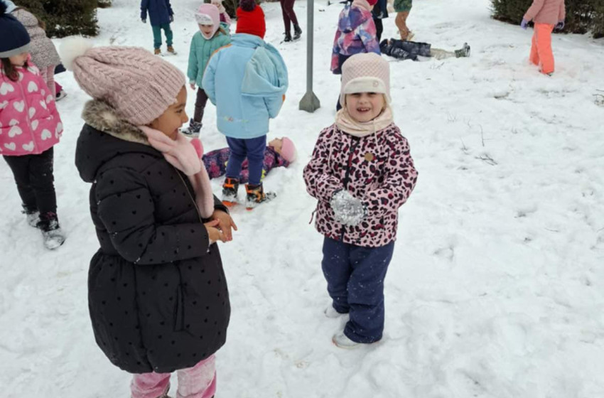 Havas élményekkel indult az év a csornai óvodában