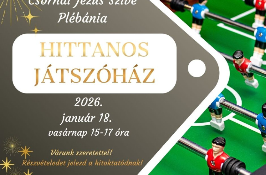 Hittanos játszóház Csornán