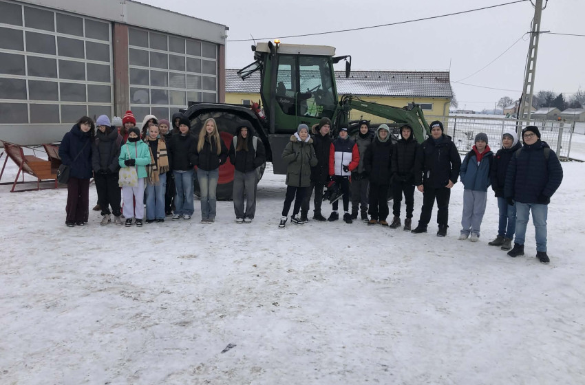 Pályaorientációs nap Babóton a 7.a osztállyal