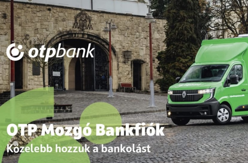 OTP mozgó bankfiók indul Téten - közelebb hozzák a bankolást