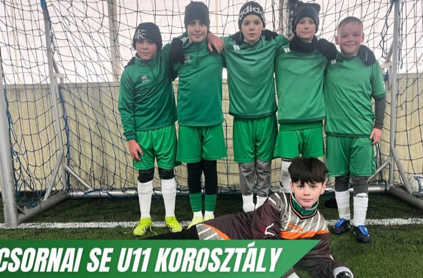 Felszabadult játék a téli Bozsik Tornán – Csornai SE U11
