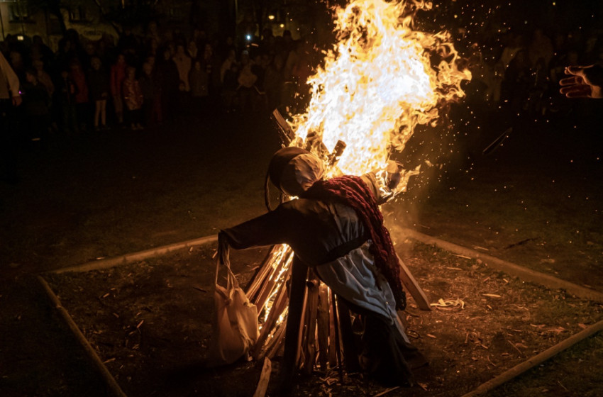 Téltemető felvonulással búcsúzik a hideg évszaktól Barbacs