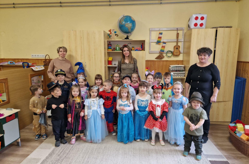 Vidám farsangi bál a győrsövényházi óvodában