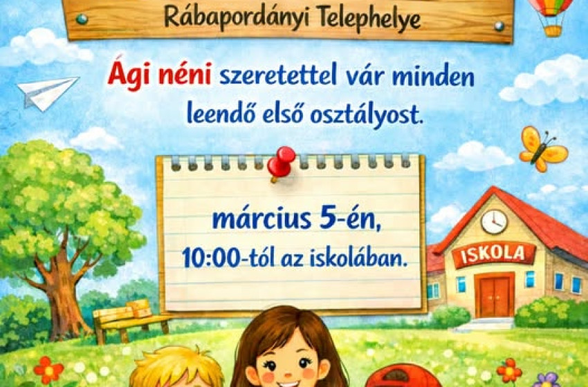 Iskola-előkészítő foglalkozás Rábapordányban