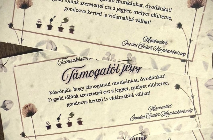 Jótékonysági bált szervez a szanyi Szent Anna Katolikus Óvoda