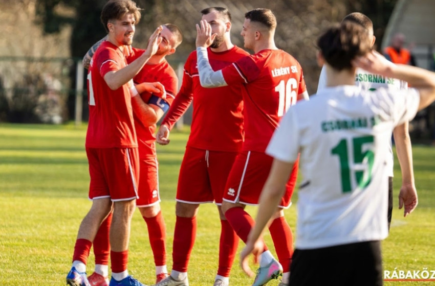 A Lébény legyőzte a csornai fiatalokat és bejutott a legjobb 8 közé