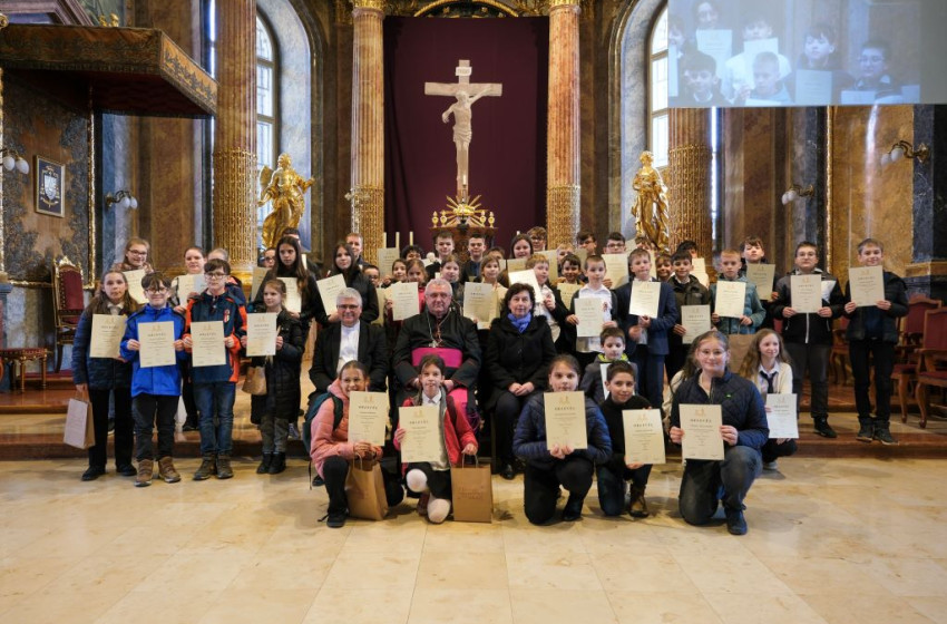 Harmadik helyezést ért el a Rákóczi csapata az egyházmegyei hittanversenyen