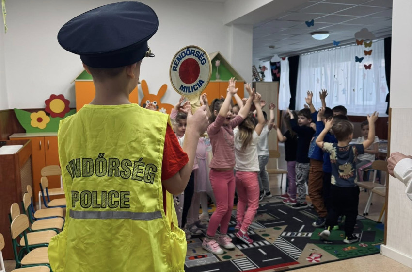 „Ovi-Zsaru” program a Csornai Napközi Otthonos Óvodában