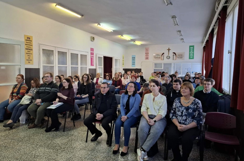 Tavaszi nevelési értekezletet tartottak a kapuvári Katolikus Iskolában