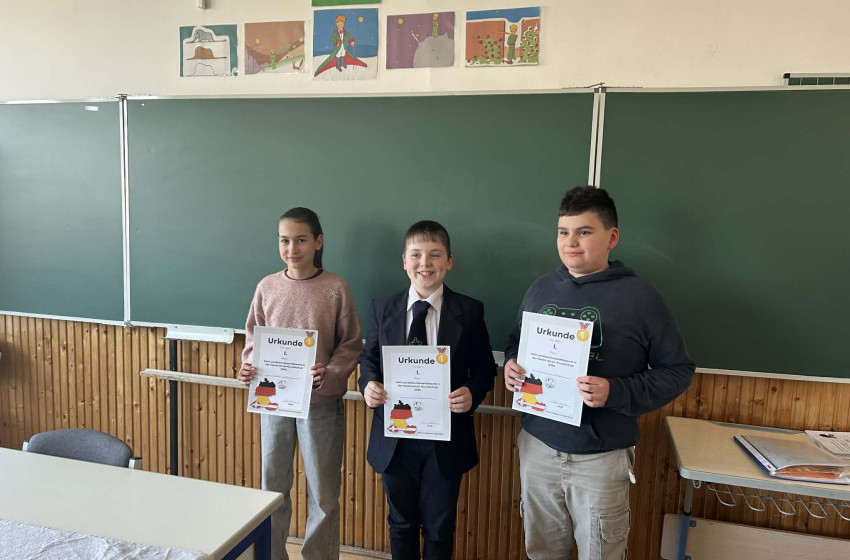 Kiváló eredmények a német országismereti versenyen