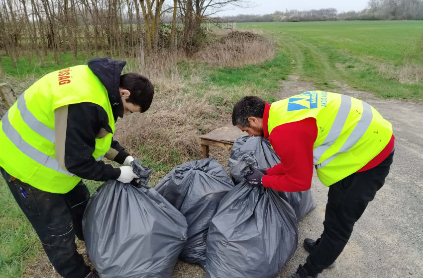 Sikeres szemétszedési akció Szilsárkányban