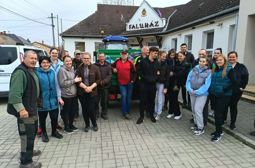 Szemétszedés Rábaszentandráson