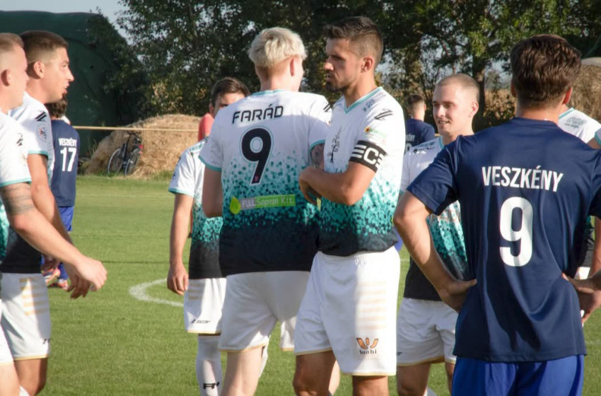 Farádi siker Veszkényben, az Osli Egyeden, a Vitnyéd Csornán gyűjtötte be a három pontot