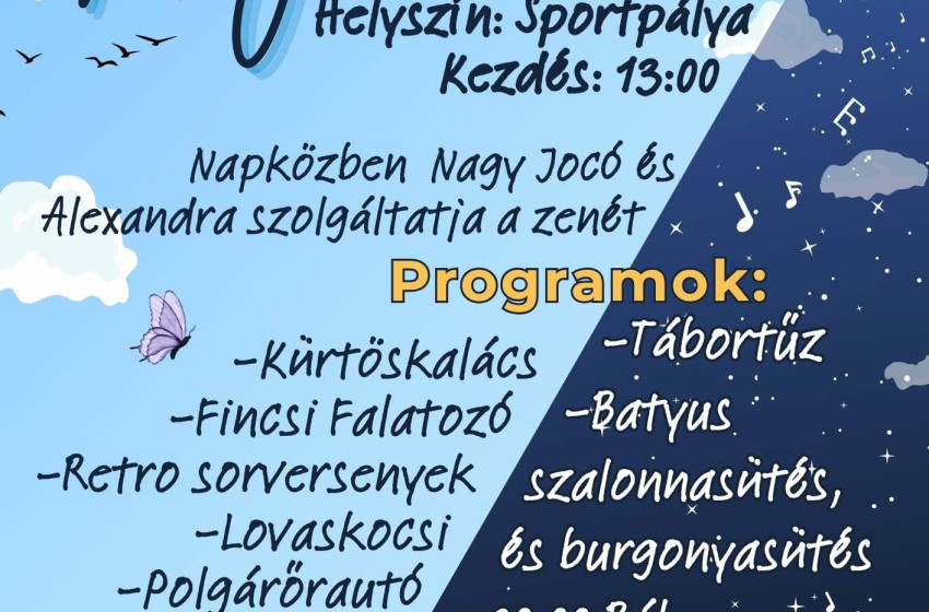 Nyárváró közösségi ünnep Magyarkeresztúron 
