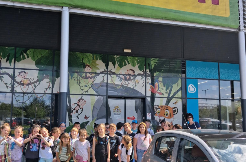 Vidám délutánt töltött a 3.a osztály a győri ugriparkban 