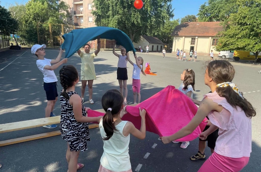 Rákóczió-VAKÁCIÓ: vidáman indult a nyári tábor a csornai Rákóczi-iskolában
