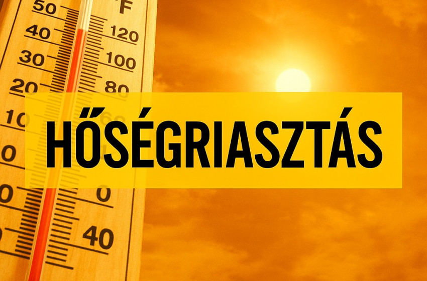 III. fokú hőségriadó lépett életbe az ország teljes területén