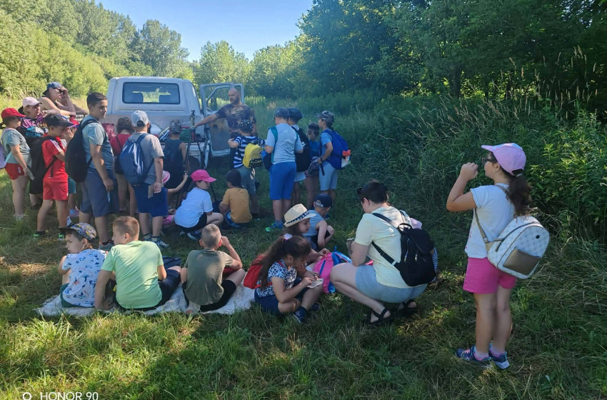 Ismeretterjesztő programokkal folytatódott a rábacsécsényi napközis tábor