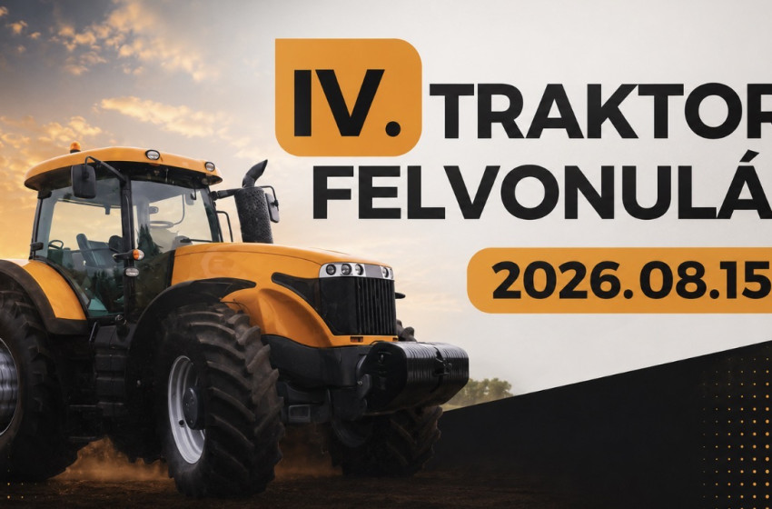 Ismét dübörögnek a traktorok Magyarkeresztúron – augusztusban rendezik a IV. Traktoros Felvonulást