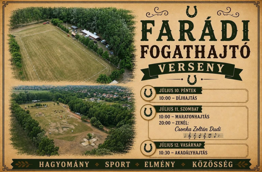 III. Farádi Fogathajtó Verseny – három nap a fogathajtás jegyében
